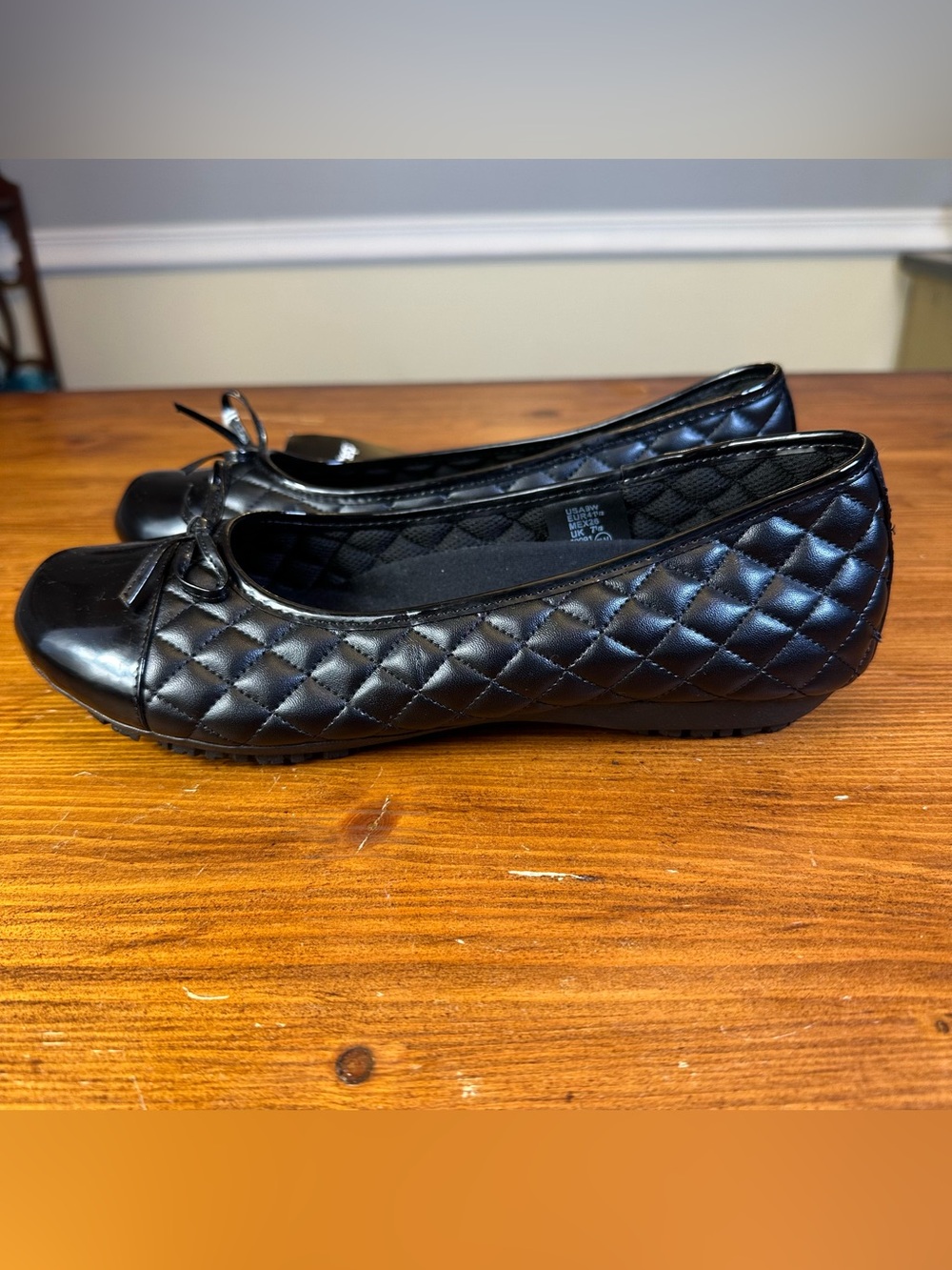 safeTstep New Sasha Comfort Black Ballet Flats/Slip-Ons Women’s Size 9W - Picture 6 of 13